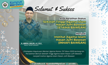 STAI Hasan Jufri Bawean Resmi Beralih Status Menjadi Institut Agama Islam Hasan Jufri Bawean (INHAFI)